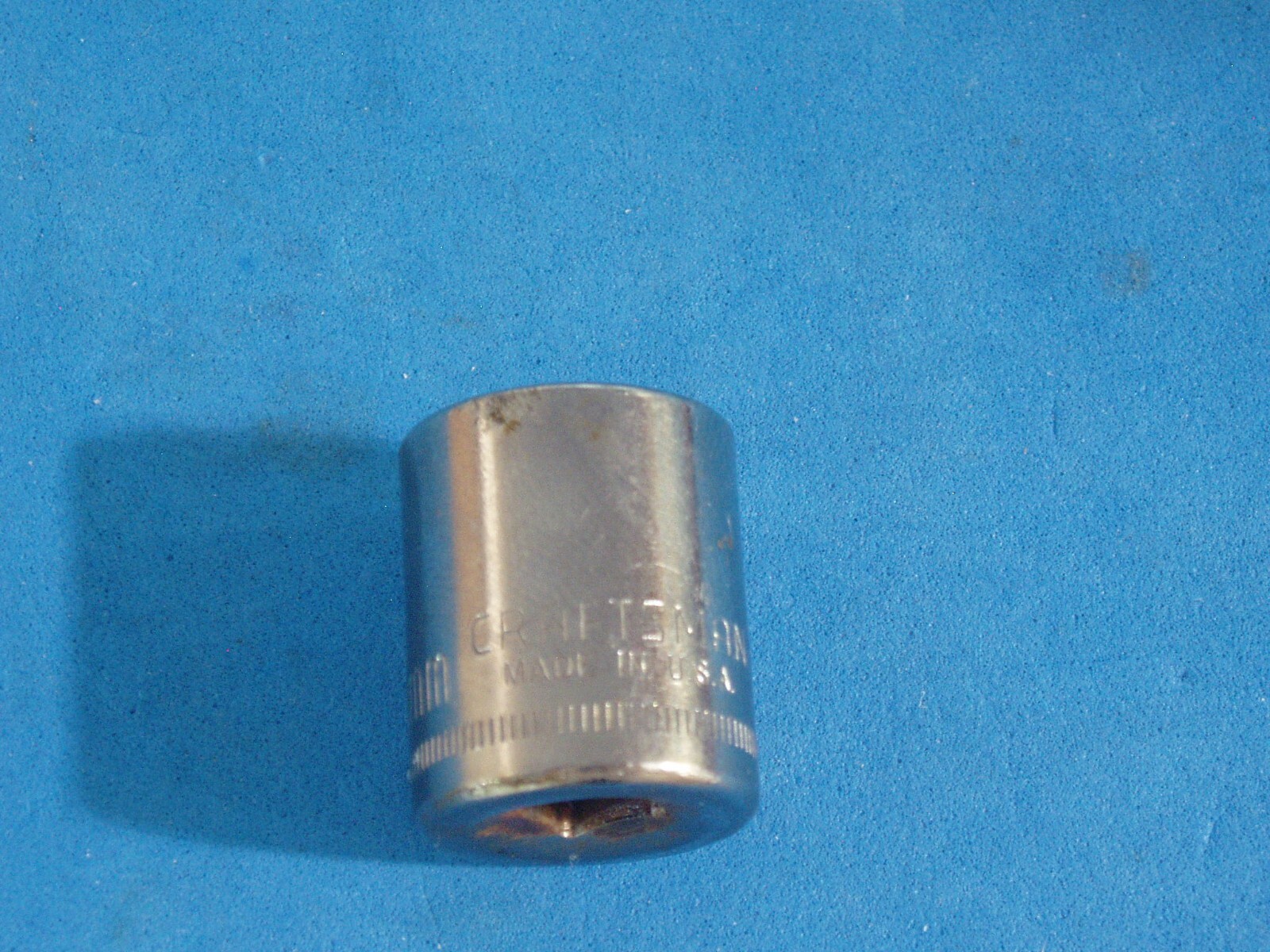 VINTAGE CRAFTSMAN 1/4″ DRIVE 13MM 6 POINT SHALLOW SOCKET – G1 – 43514 USA MADE