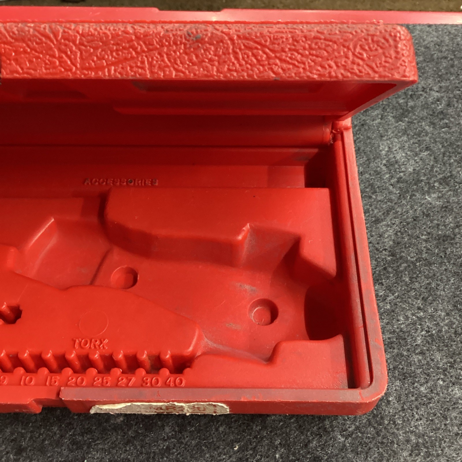 Snap On Ratcheting Screwdriver Set CASE SSDMR230 CASE ONLY
