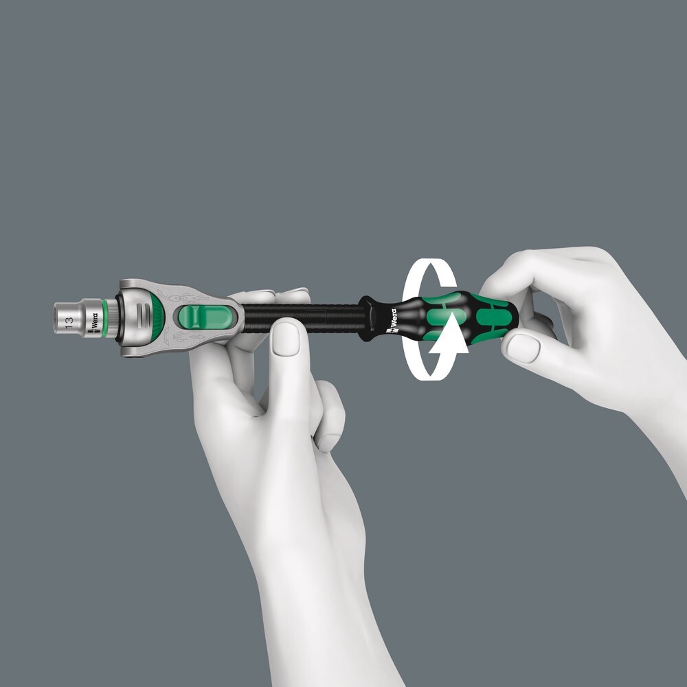 Wera 8000 C Zyklop Speed Ratchet 1/2″ Drive Pivoting Flexible Head 05073262001