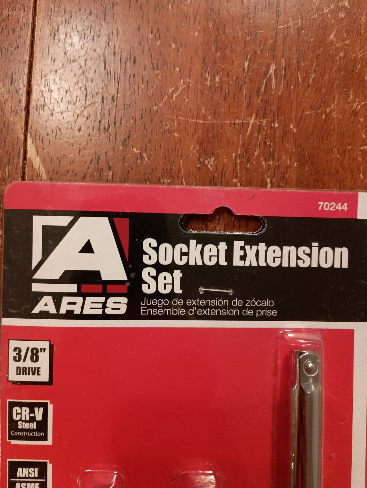 ARES Socket Extension Set 3/8″ Drive 70244 Silver