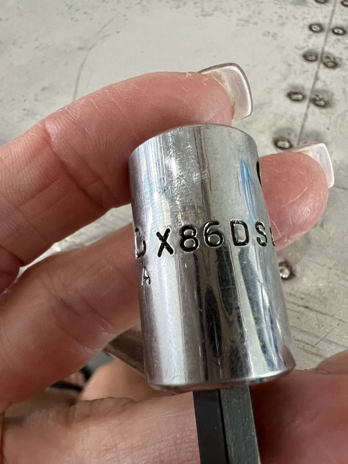 MAC X86DS 3/8 inch drive 1/4 short hex bit