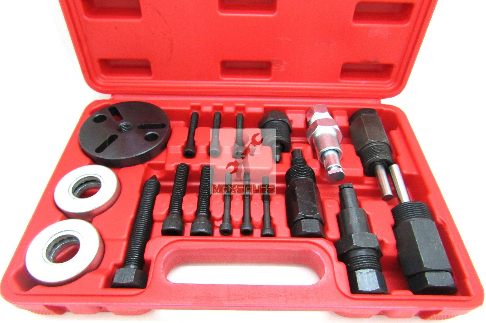 18pc A/C Compressor Clutch Hub Remover Kit GM Ford Chrysler Sanden DKS Puller