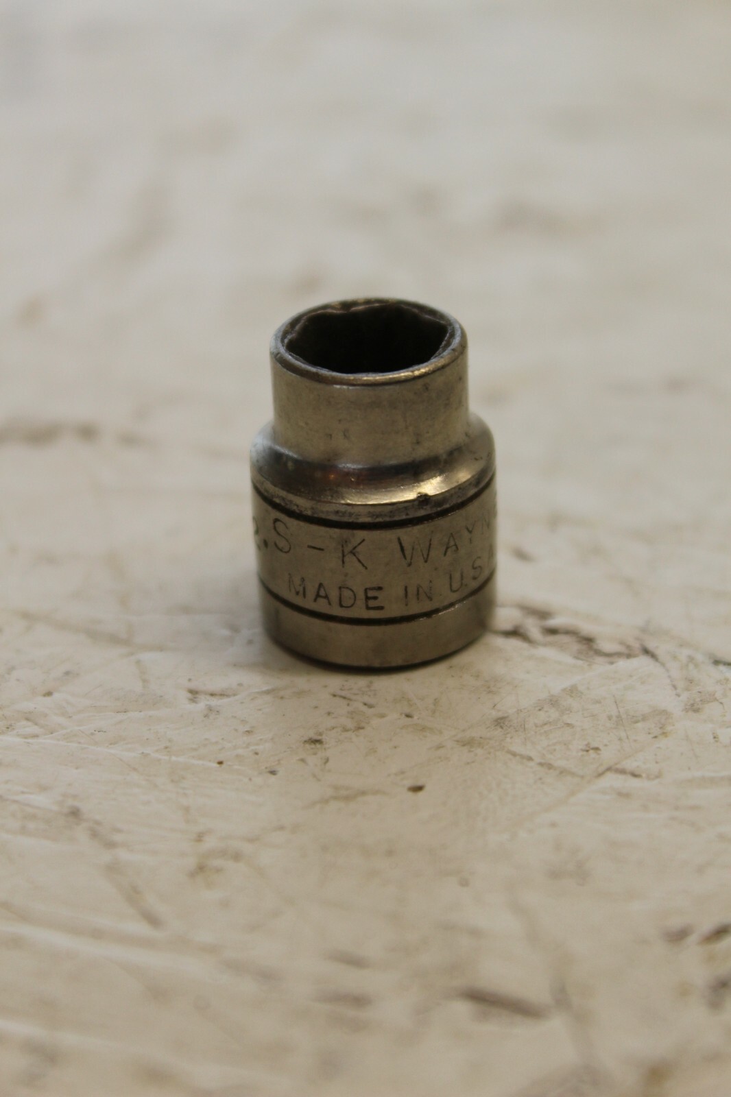 S-K Tools USA 45112 3/8in 3/8” Dr 6 Pt Standard Socket Vintage