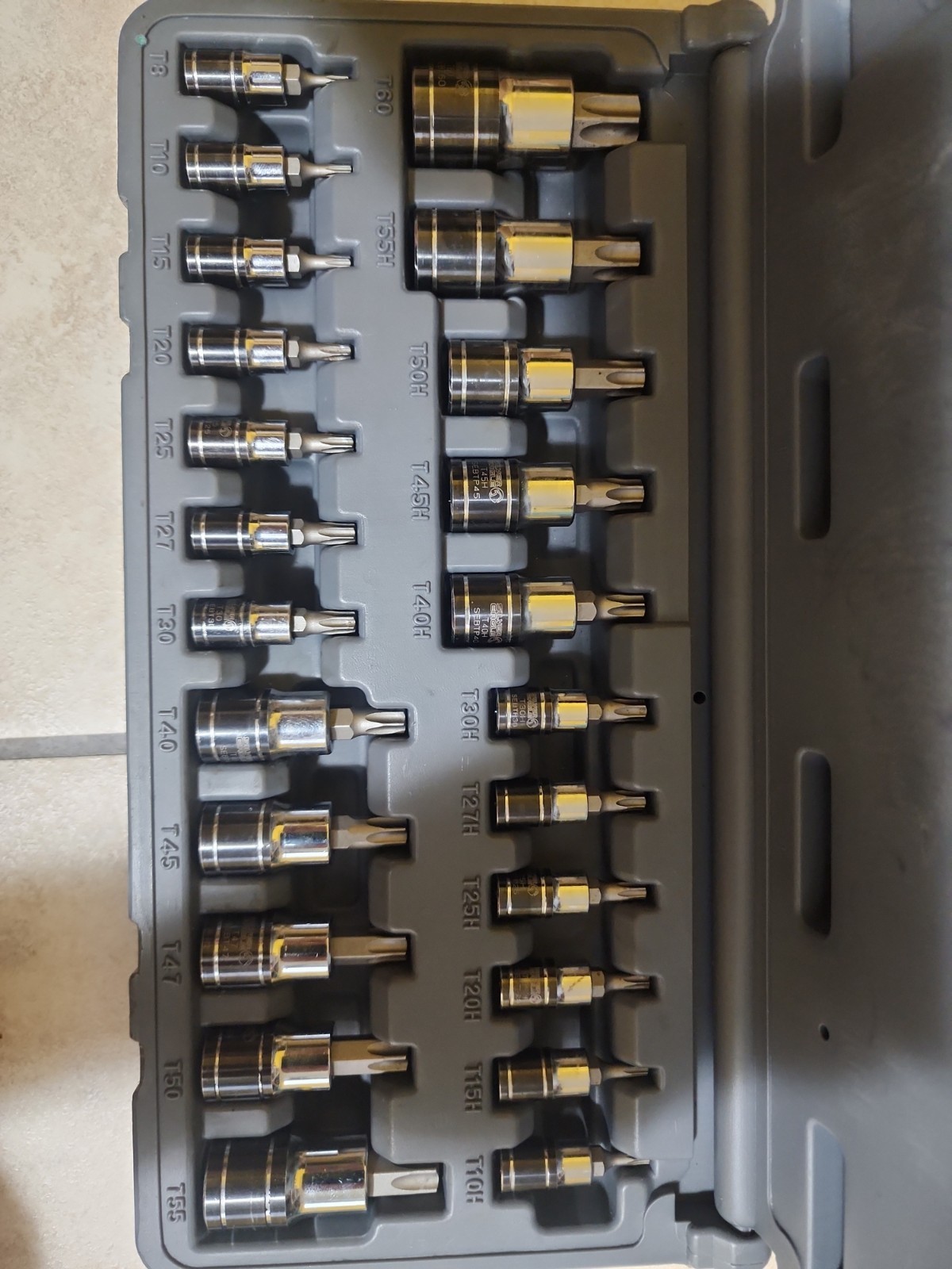Matco Tools Regular Temper Bit Driver Socket Set ,torx. 23 Piece.