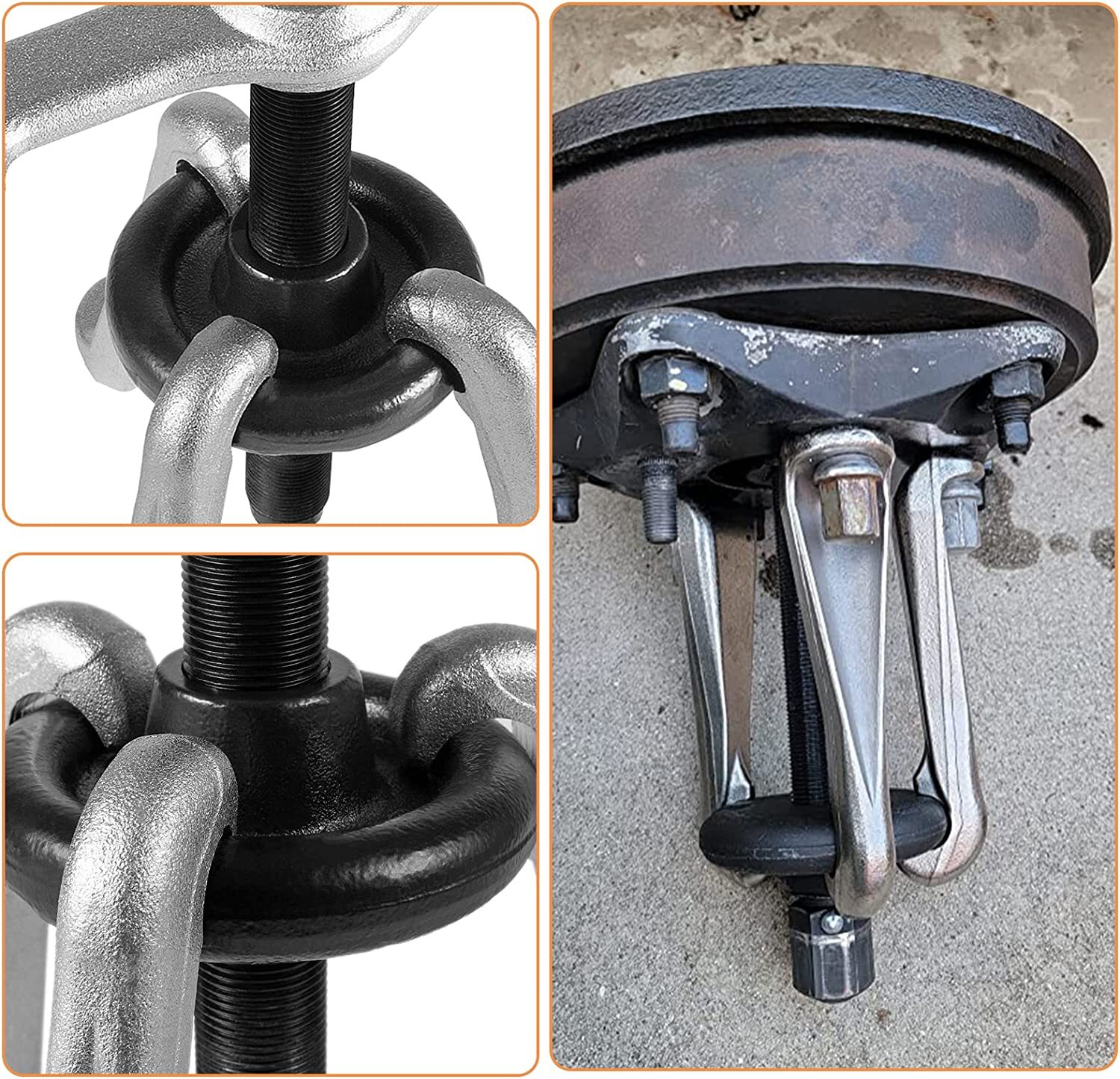Universal Steel Hub Puller Wheel Hub Removal Tool 7394 for most models of car