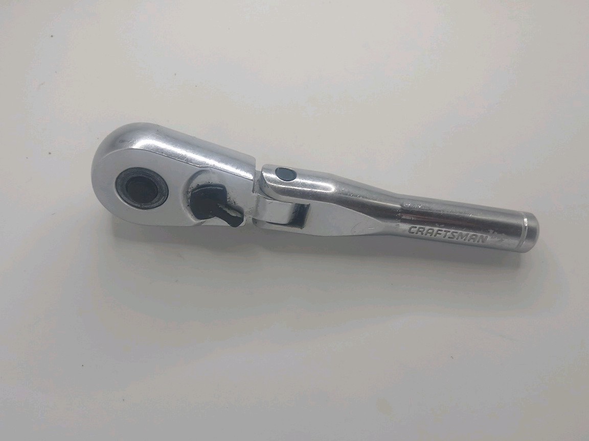 Craftsman Snubby 3/8 Drive Flex Head USA 44834 Ratchet