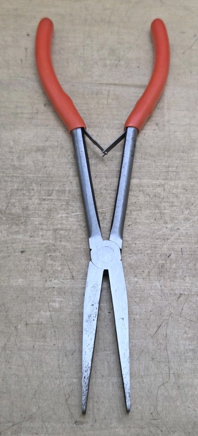 Matco Tools PD011BPA- 11″ Long Orange Handle Spring Loaded Duck Bill Pliers Nice