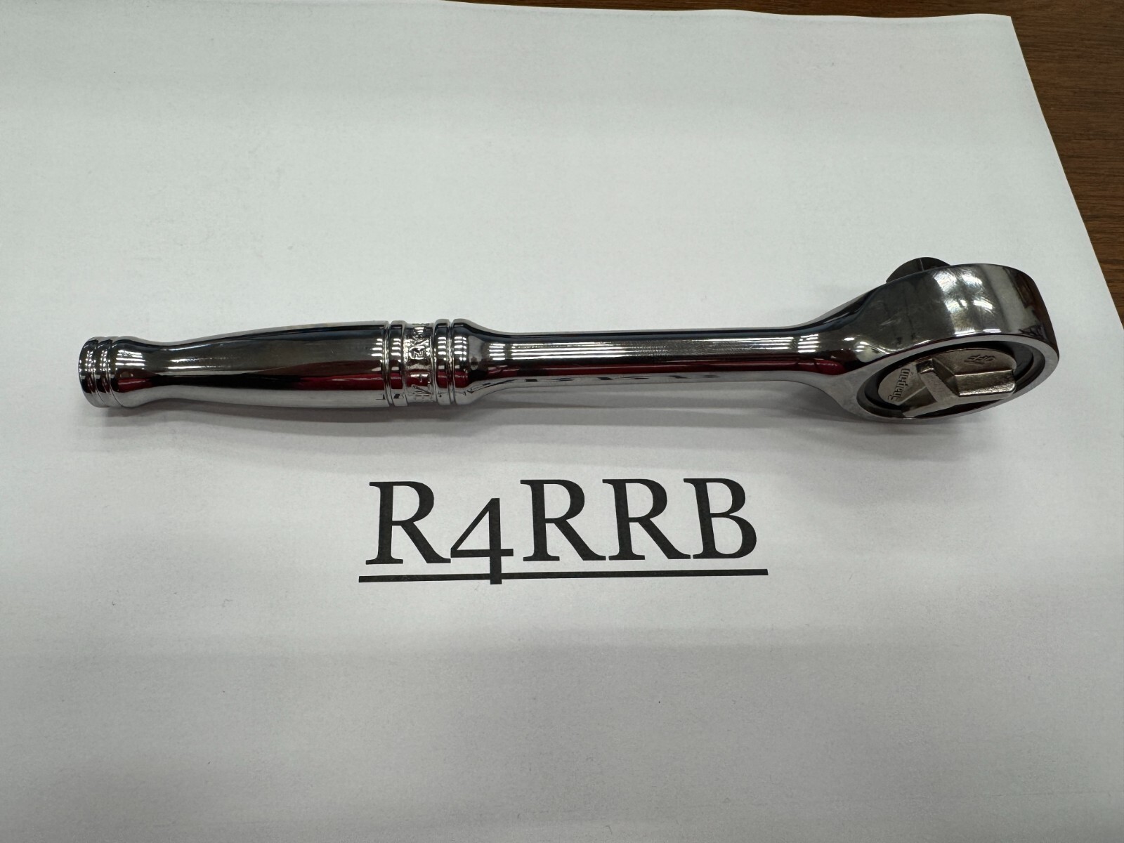 Snap-on Tools USA NEW 3/8″ Drive Chrome Handle Gearless Round Head Ratchet FZERO