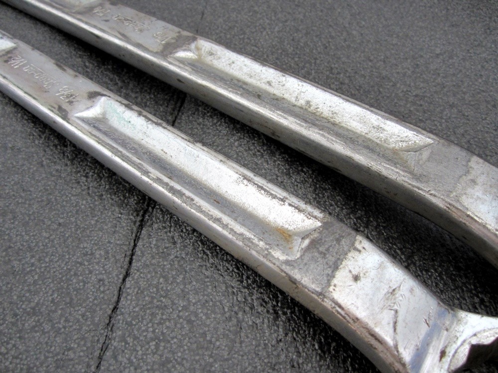 Vintage Snap-on 1-3/8″ x 1-1/2″ & 1-7/16″ x 1-5/8″ Box End Wrench XV4448 XV4652