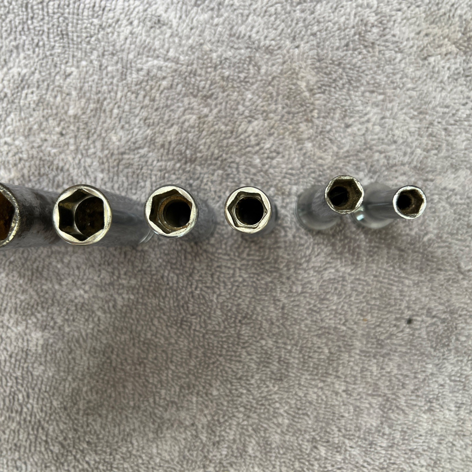 Snap-On7 pc Deep Socket Set 1/4”to 3/4″ Standard 3/8″ Drive 6pt SAE