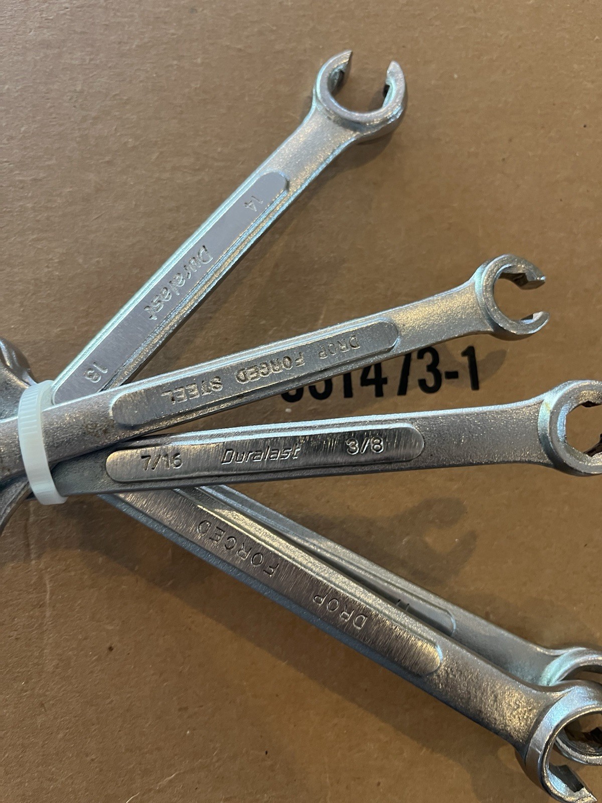 Craftsman Duralast 5 Piece Flare Nut Line Wrench Lot