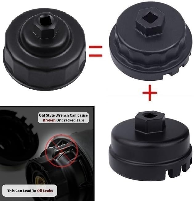Professional 65mm 14 Flutes Oil Filter Wrench – Lightweight & Durable