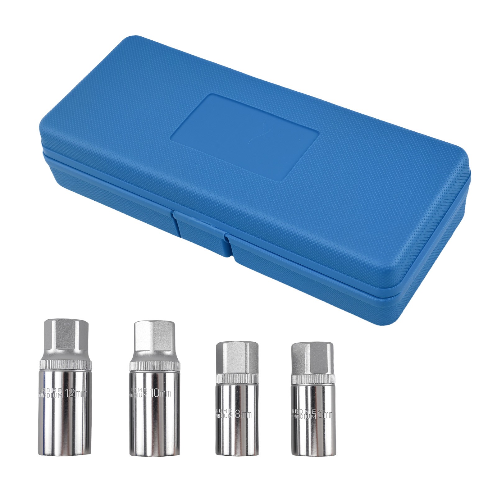 Socket Stud Screw Remover Extractor Installer Roller Bearing 6, 8, 10, 12mm 4pc