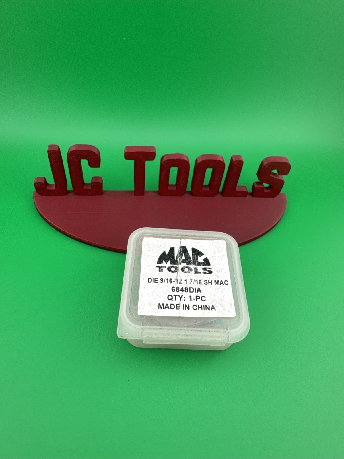 Mac Tools 6848DIA SAE Hexagonal Die 9/16″-12 NC – 1/7/16″ Shank