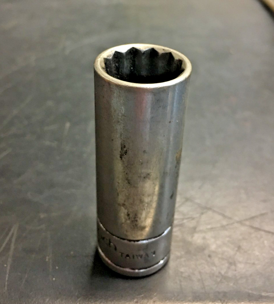 5/8″ & 16MM, 1/2 METRINCH CR-V, Drive Deep Well Spark Plug Socket, TAIWAN