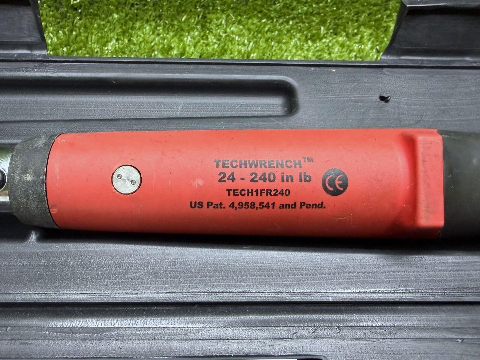 Snap-on TECH1FR240 1/4″ Digital Flex Head TechWrench Torque Wrench w/ Case