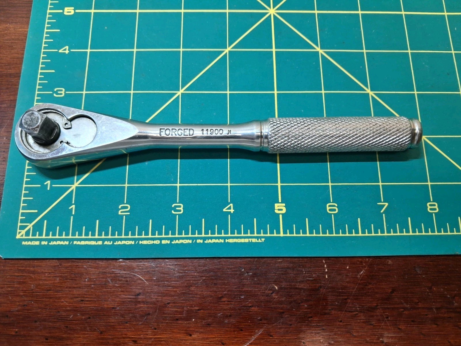 Allen Tools 3/8″ Drive Forged Chrome Ratchet 11900 Made In USA MADE 🇺🇸