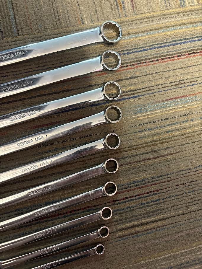 Snap-On 10 Piece Wrench Set 3/8-15/16