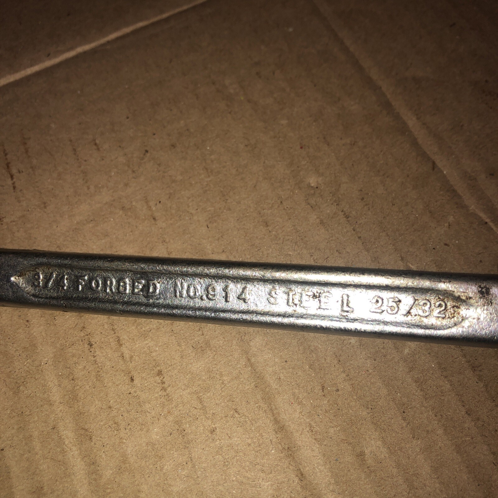 VintAge USA No. 914 3/4in. X 25/32in. Double Box End Offset Wrench Forged Steel