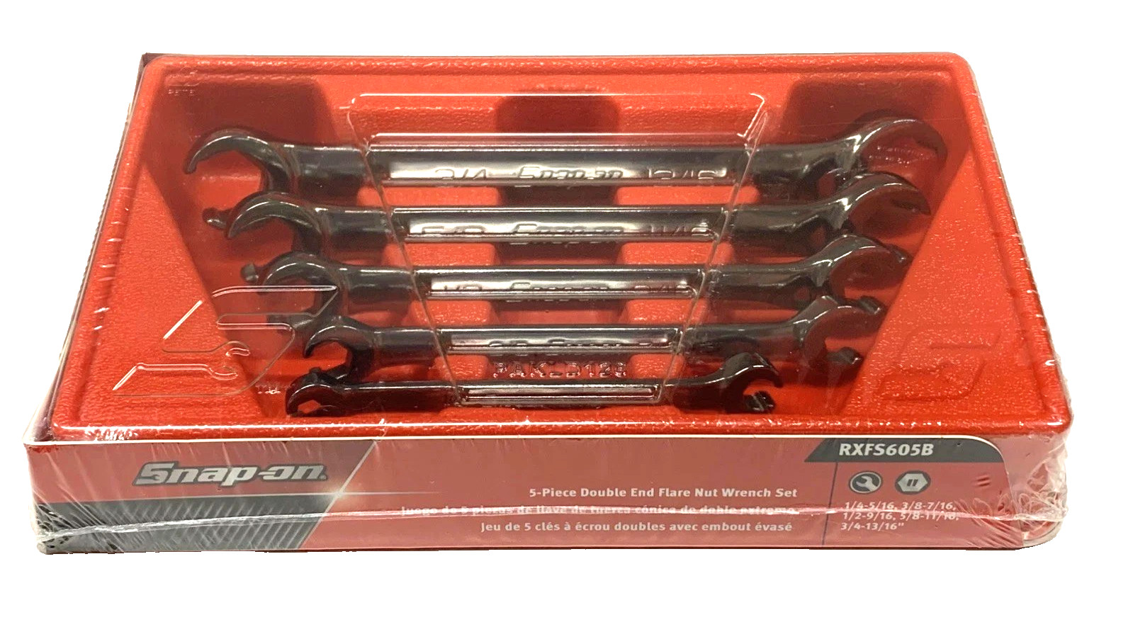 New Snap-on™ 3/8″ to 7/8″ 6-point flare nut tubing wrench RXFS1214B to RXFS2428B