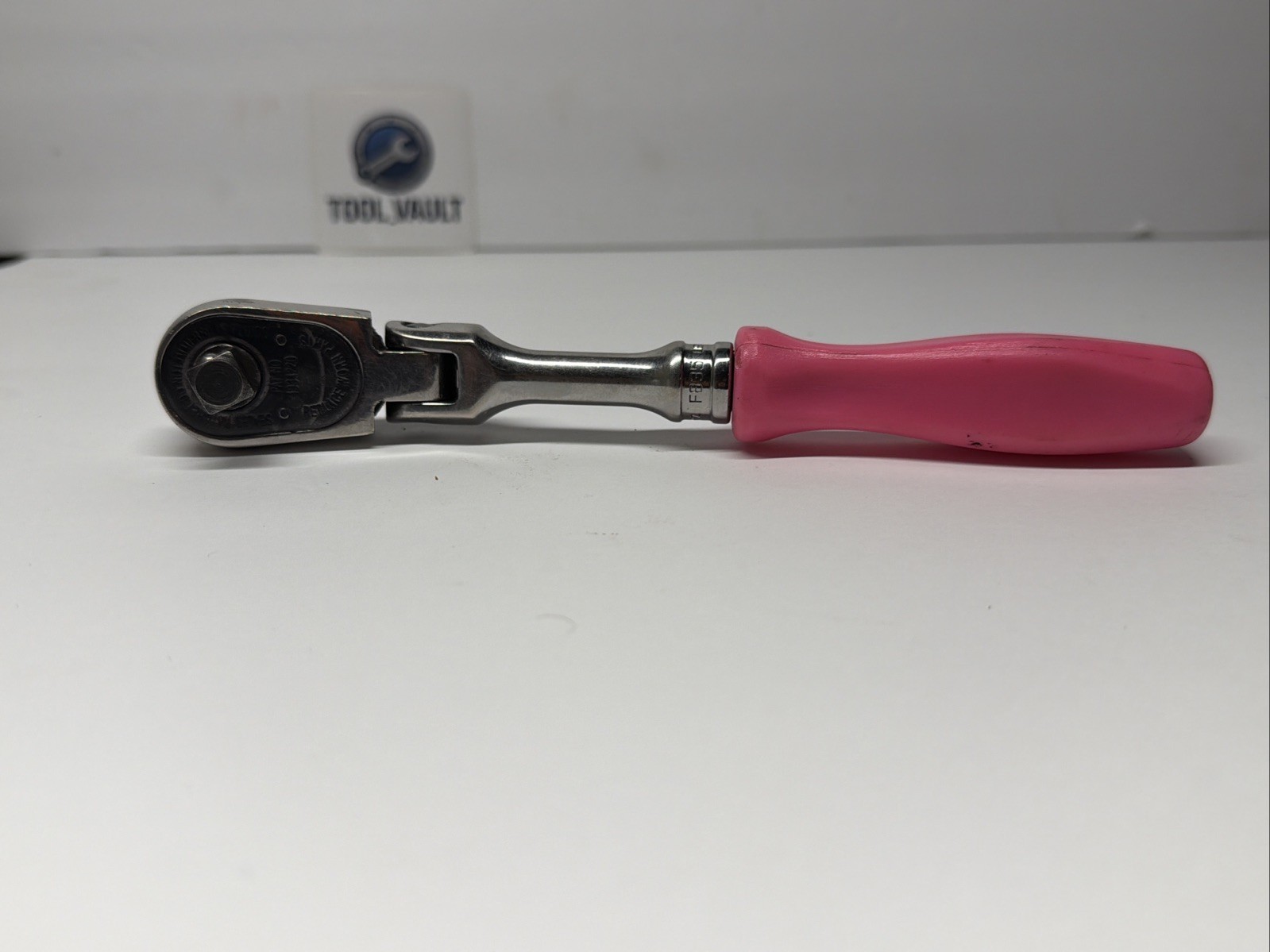 Snap On Tools F835 RARE Electric Pink Hard Handle 3/8″ Drive Ratchet FLEX HEAD