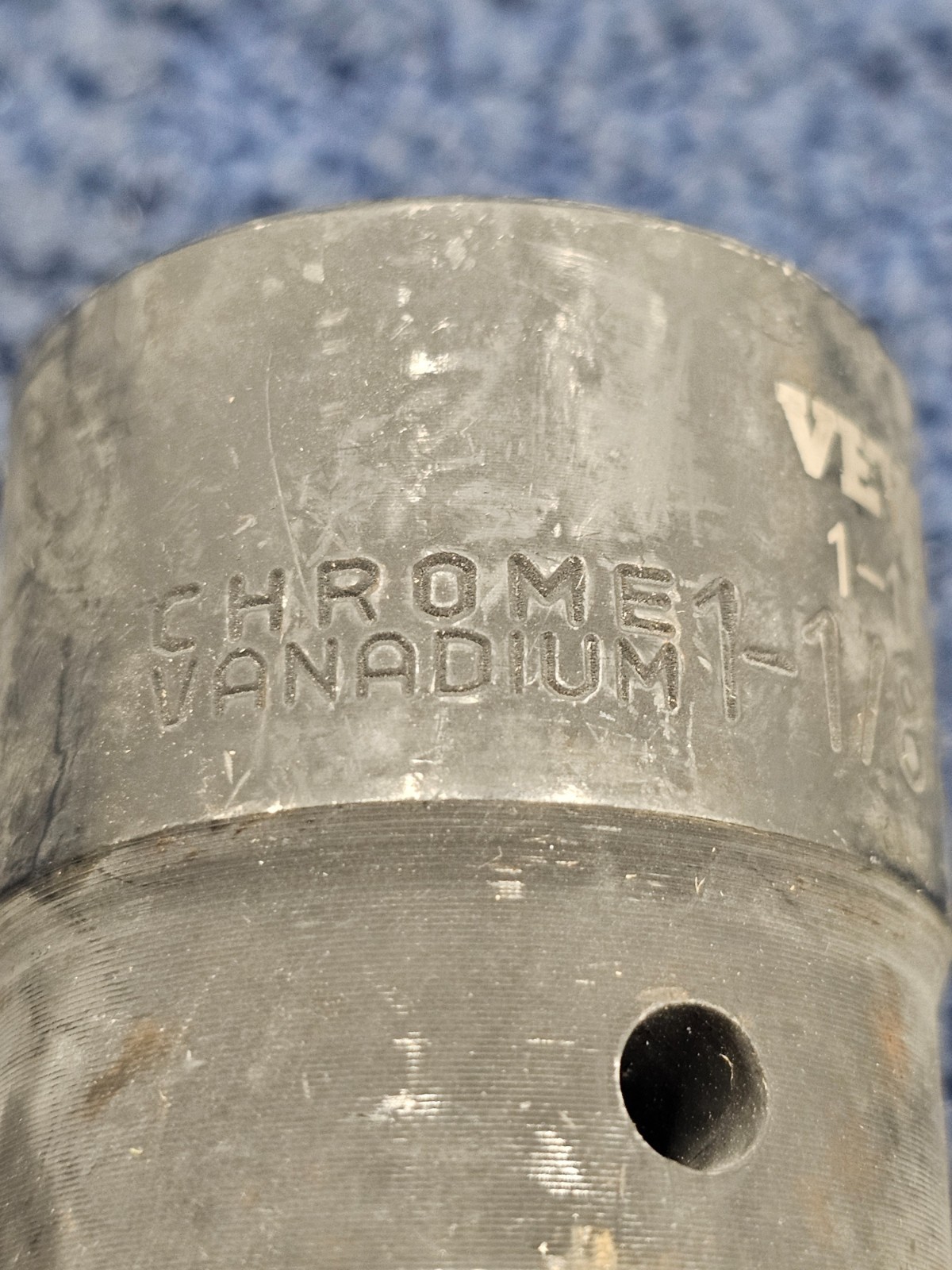 VEVOR 1-1/8″ Socket 6 Point Black Chrome Vanadium