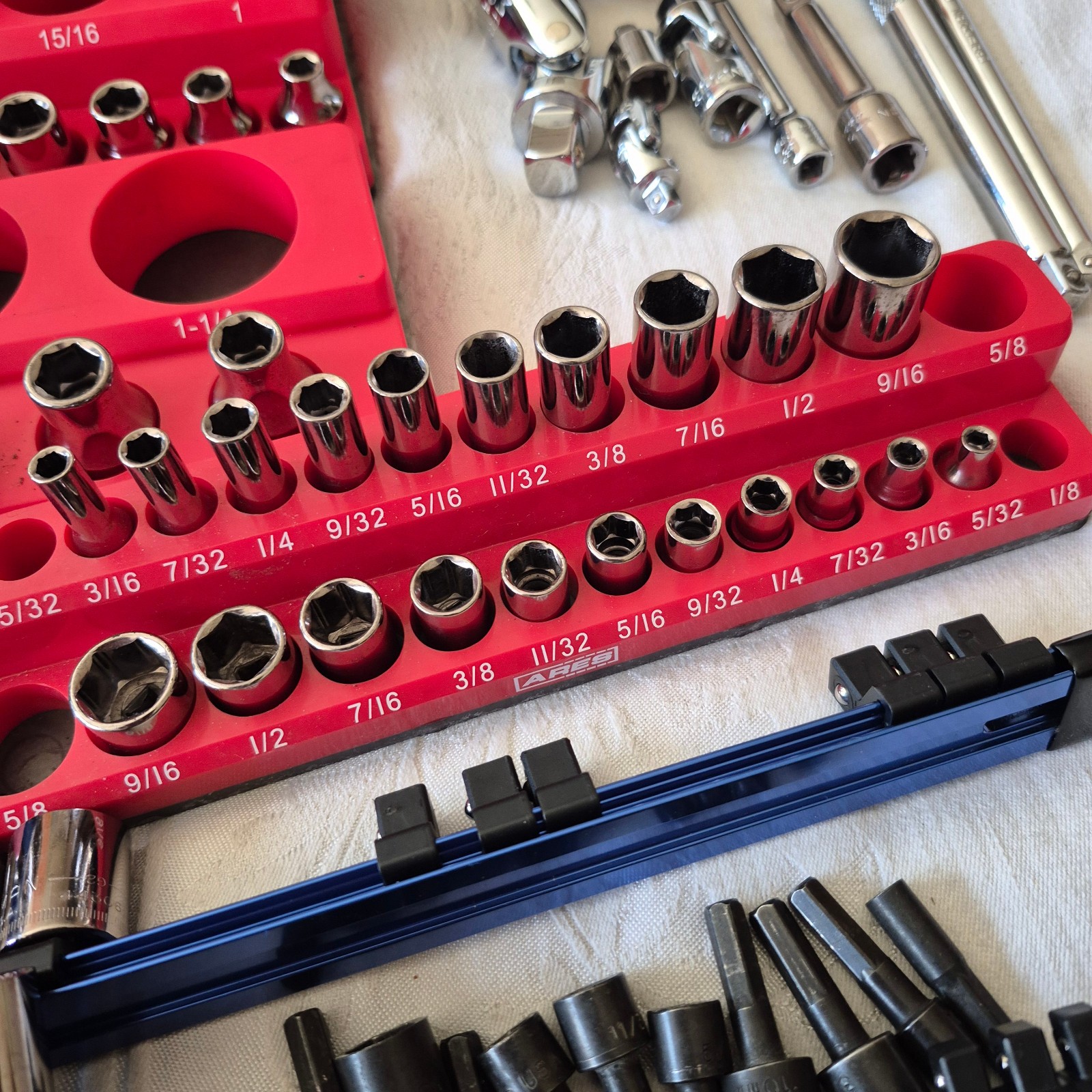 CRAFTSMAN MIXED SOCKET SETS SAE METRIC 3 RATCHETS SWIVELS ARES MAGNETIC HOLDERS