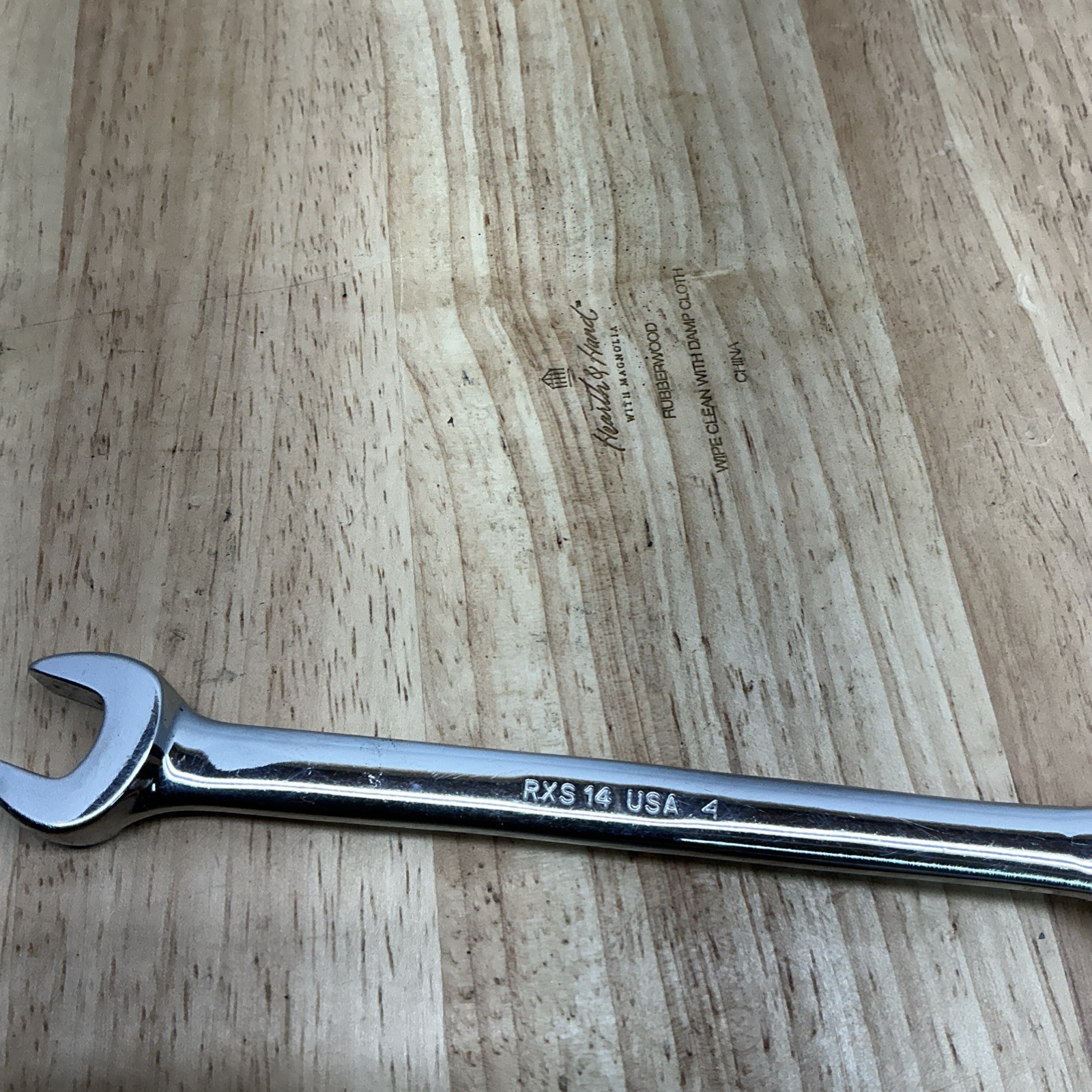 Snap-on Tools RXS14 7/16″ Flare Nut Line Wrench/Open End Combination 6 Point (C)