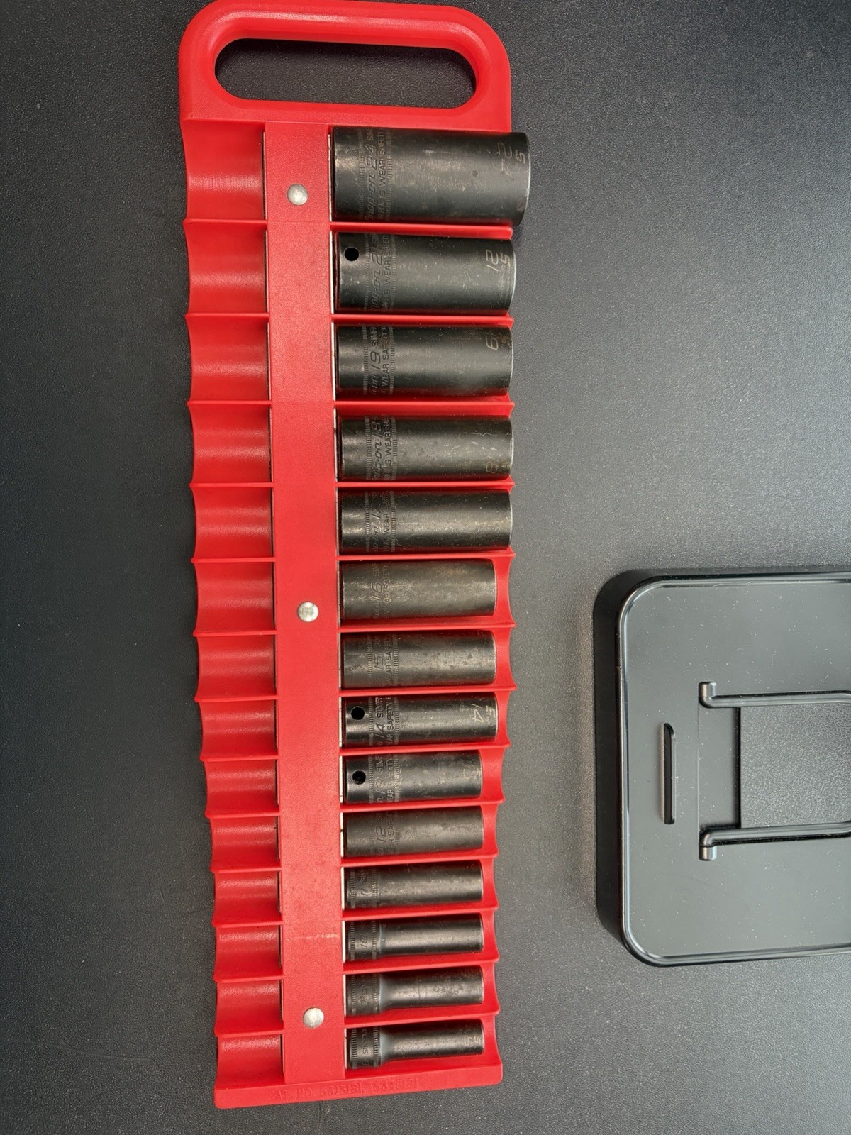Snap-on 14pc 3/8″ Drive Deep Impact Socket Set Metric 6pt 8-19, 21, 24MM