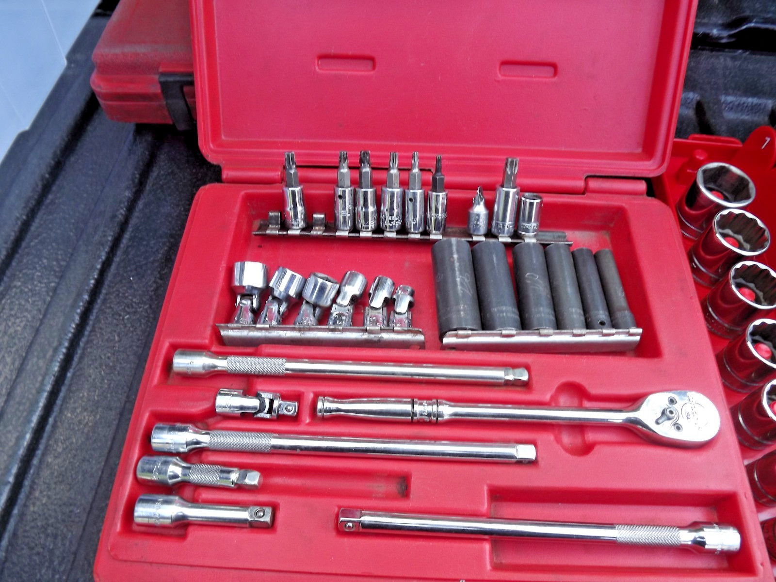 Snap-on Tools 1/4” Drive Set-1/4 to 9/16 Swivels and Deep Impact Sets and others