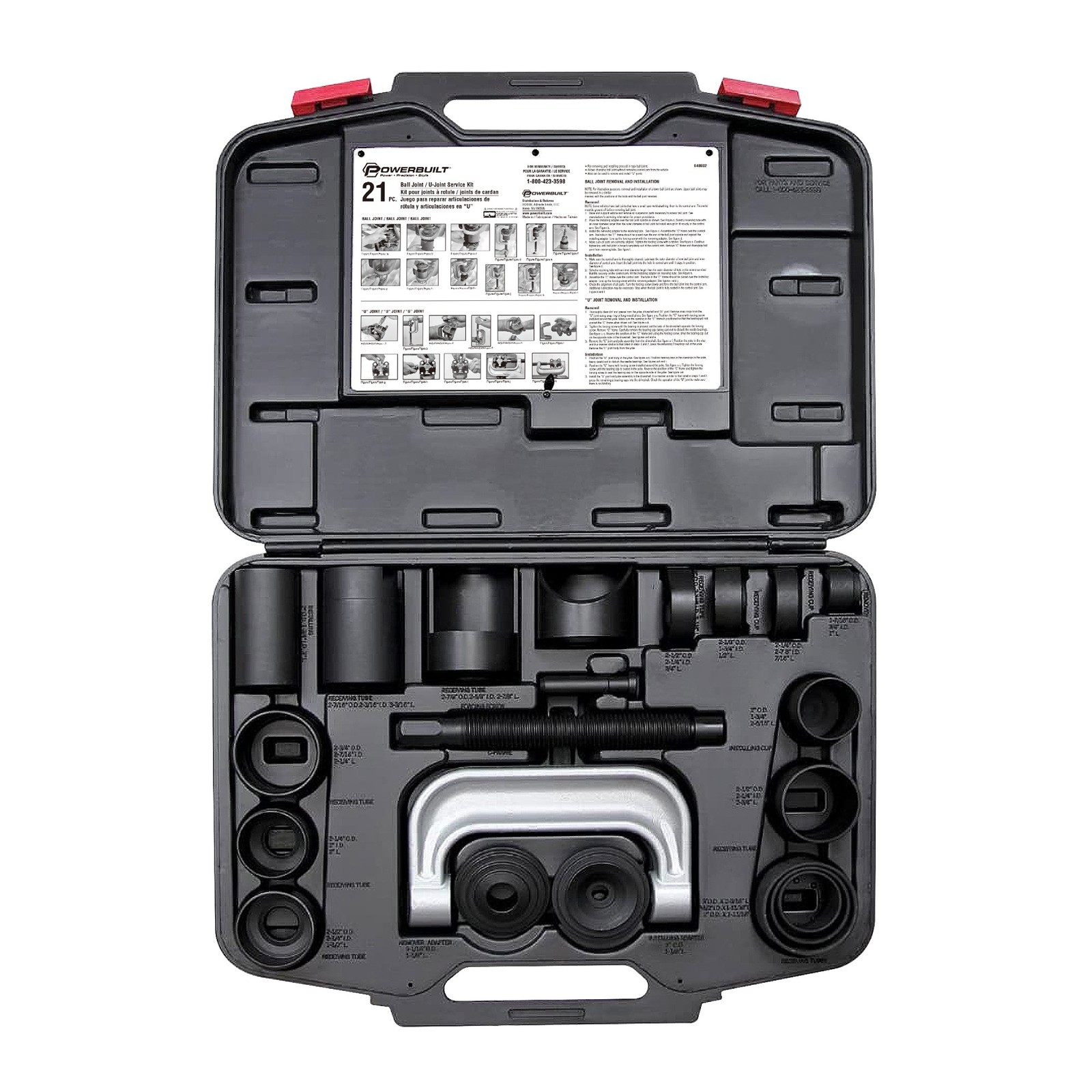 Powerbuilt 21 Piece Ball Joint and U-Joint Service Set – 648602