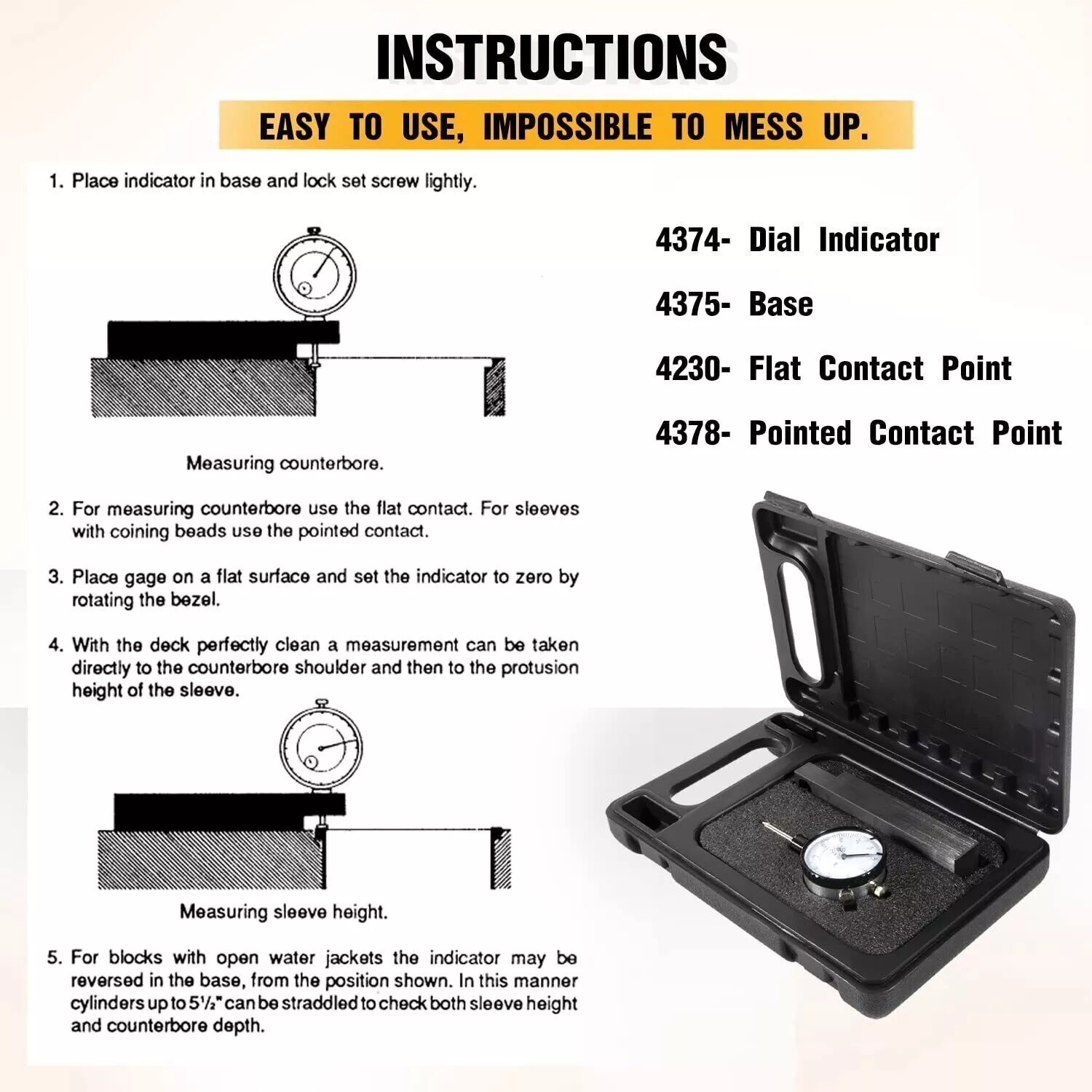 10105 Heavy Duty Universal Joint Puller Press Removal U-Joint Tool Class 1-3