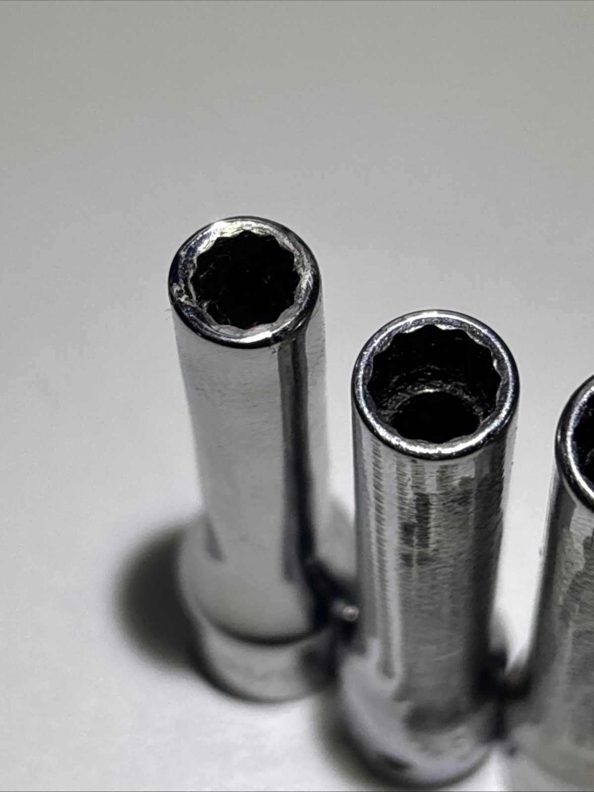 Snap On STMD 6Pc Sockets 1/4″ Dr 12 Pt SAE STMD6 – STMD14 3/16”- 7/16″ 🇺🇸