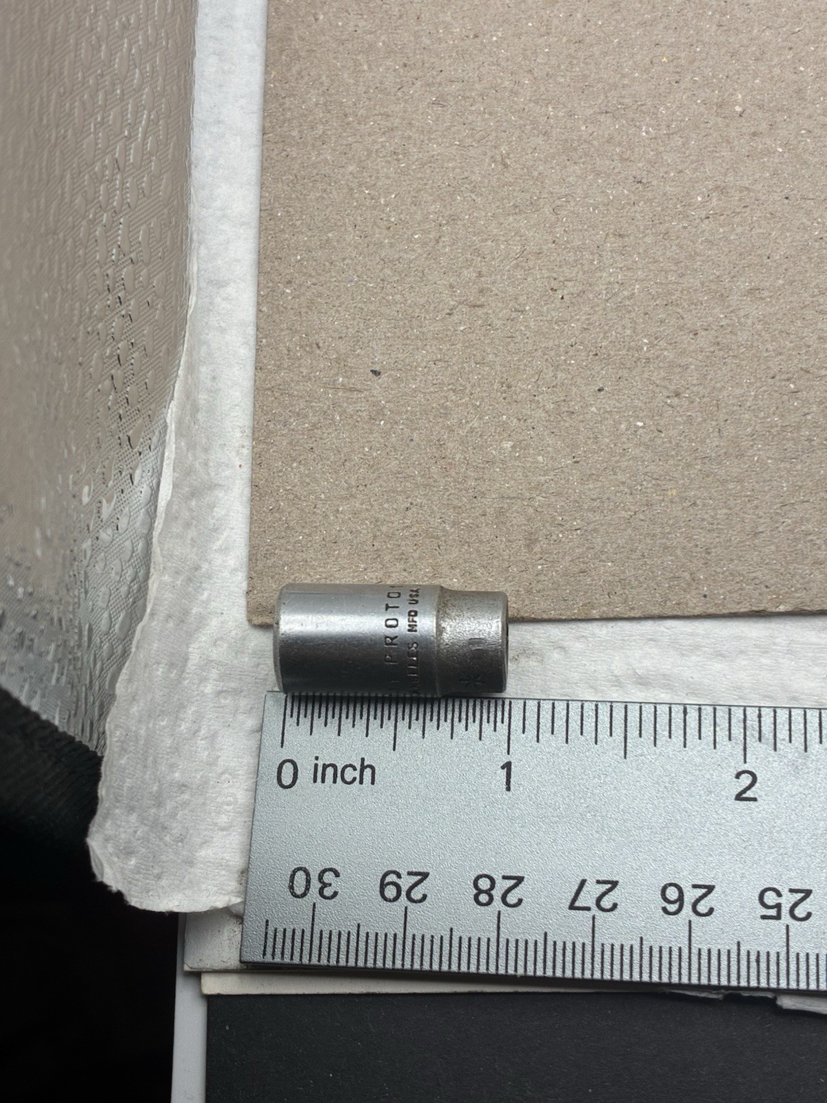 Vintage Proto 4711 11/32″ Socket 1/4″ Drive 6 Point Los Angeles USA