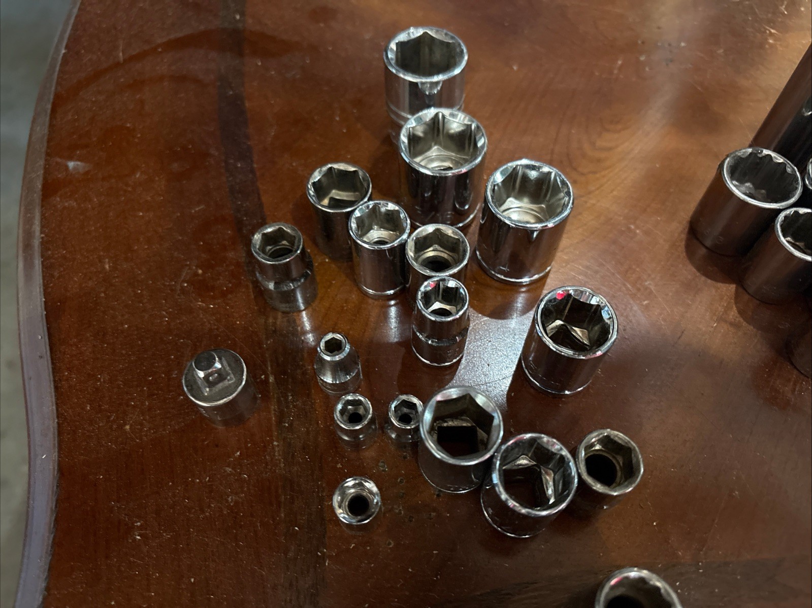 Sockets Assorted Drive Sockets for Hand Tools Used Lot 40 6 & 12 Pt