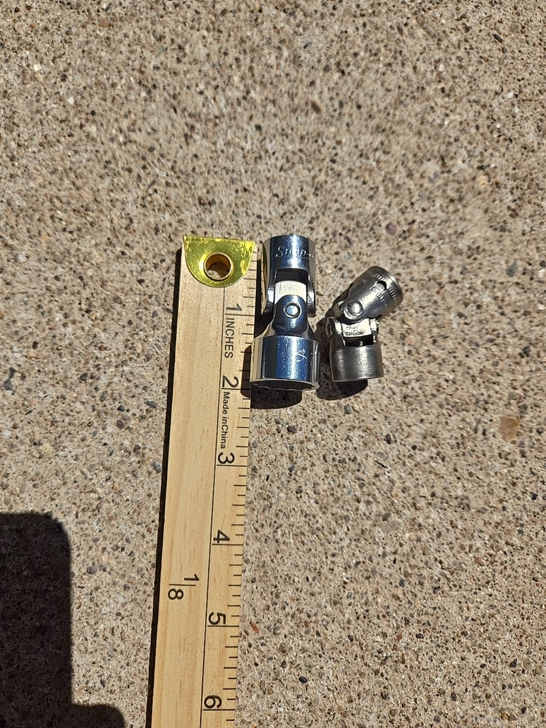 Snap-on Tools USA 3/8″ Drive 12pt 11/16″ & 1/2″ SAE Chrome Swivel Sockets