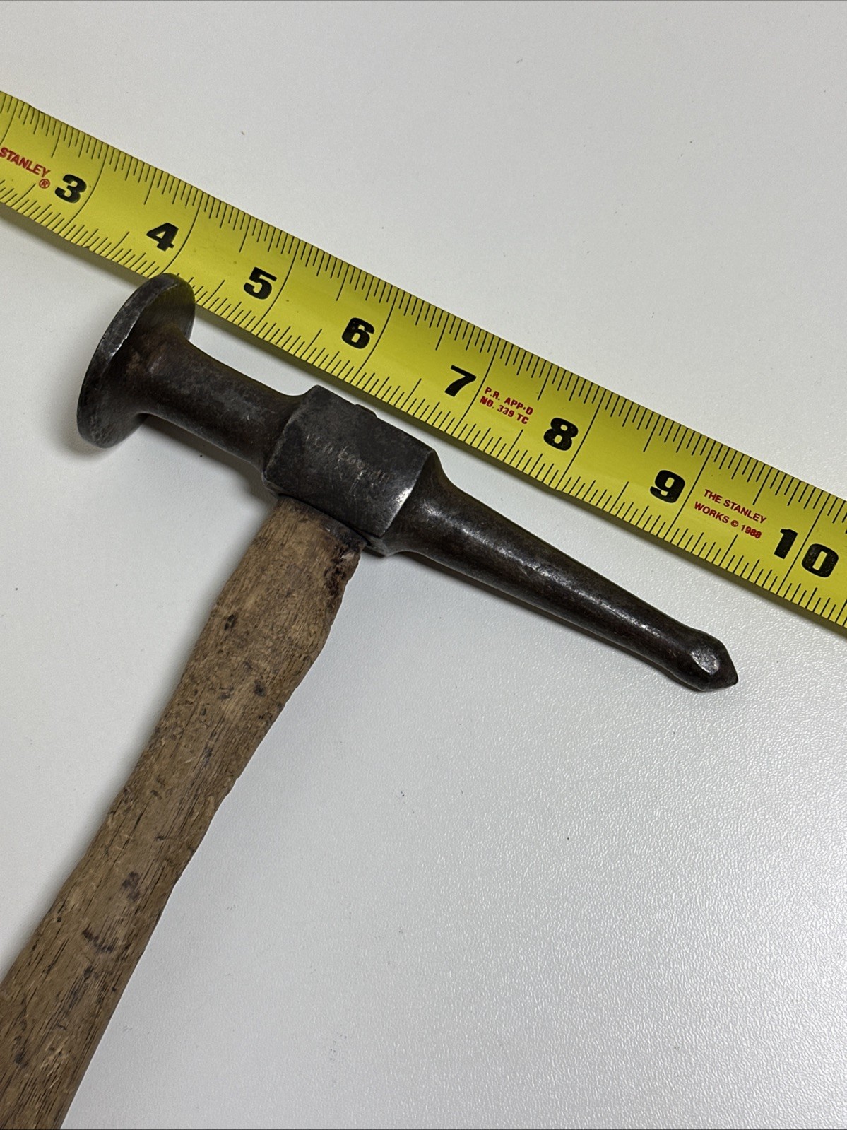 Vintage Blue Point BF603 Long Spot Pick Auto Body Hammer Snap-on USA With Handle