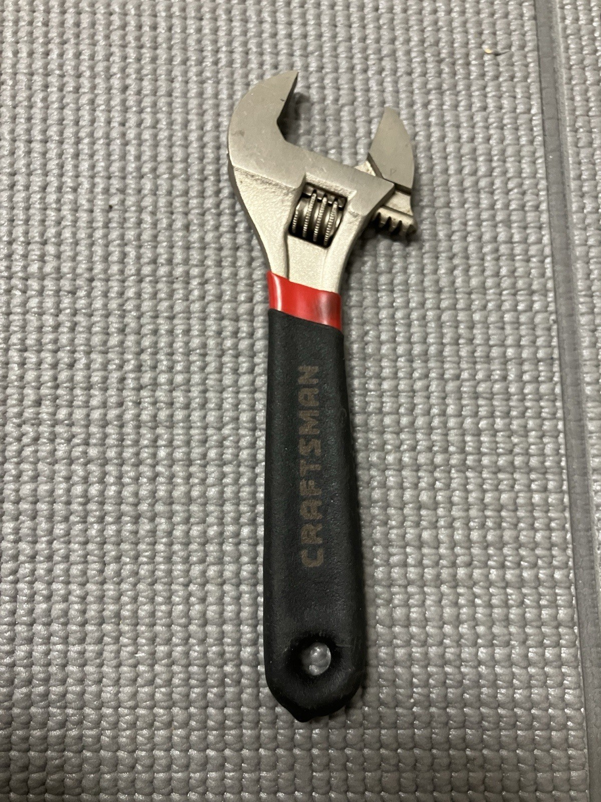 Vintage Craftsman Professional 6” Adjustable Wrench 44166 WF USA Red Black Rare!