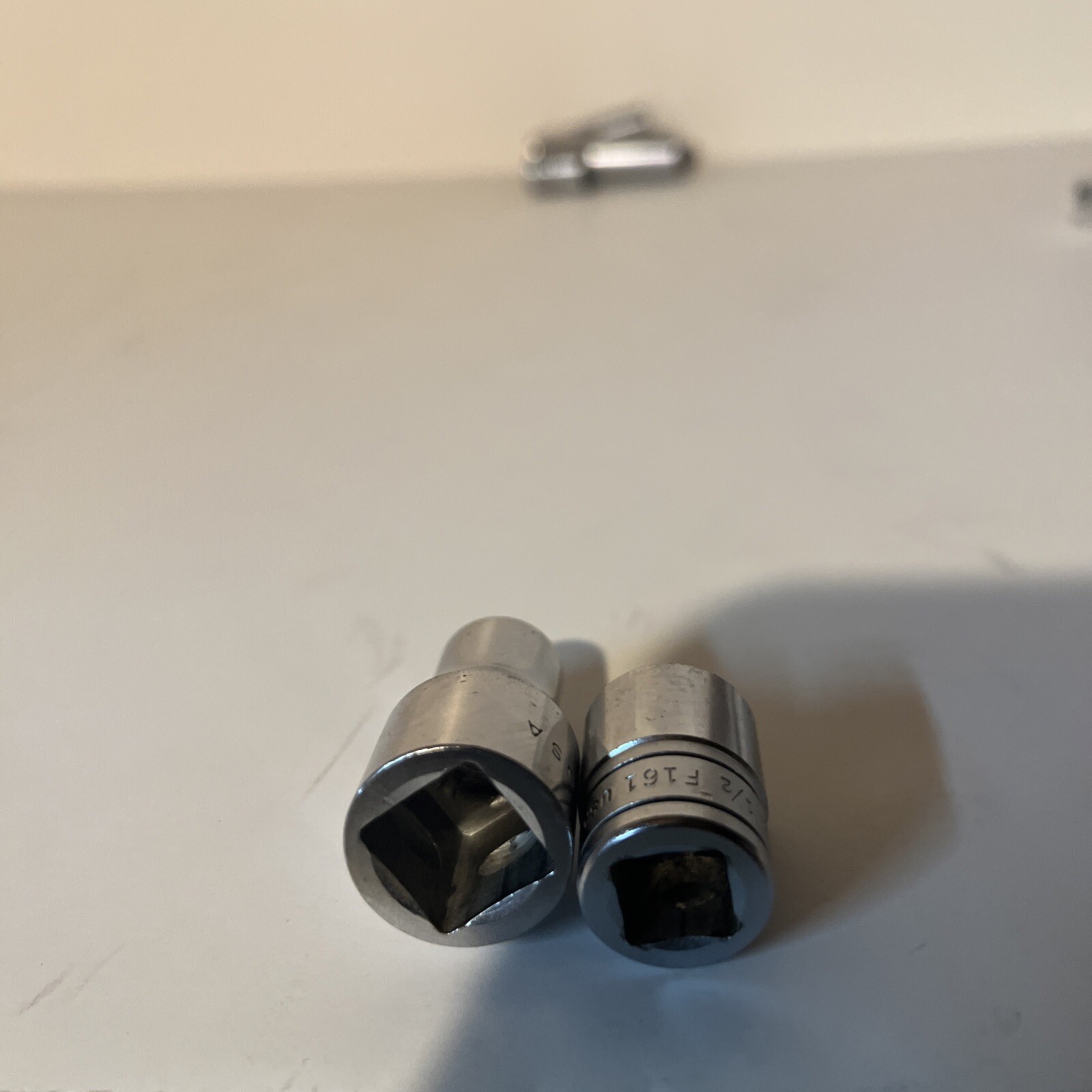 Snap On 3/8 & 1/2 Drive 7 Socket Lot Deep Shallow & Swivel 1/2 3/8 9/16 1/4 13mm