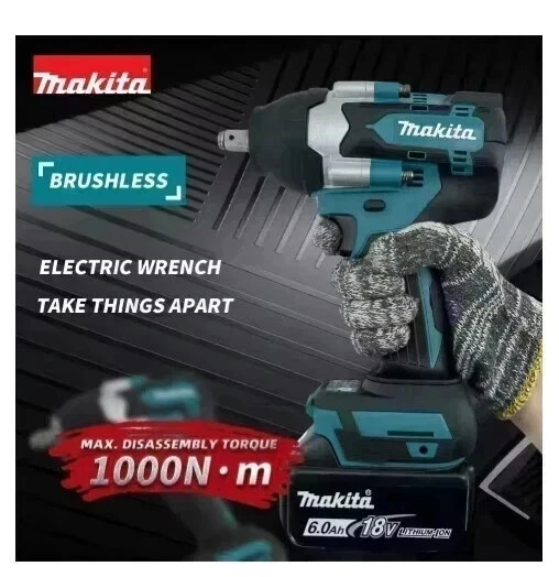 Makita DTW700 18V Brushless Impact Wrench Cordless Drill Screwdriver Body Only