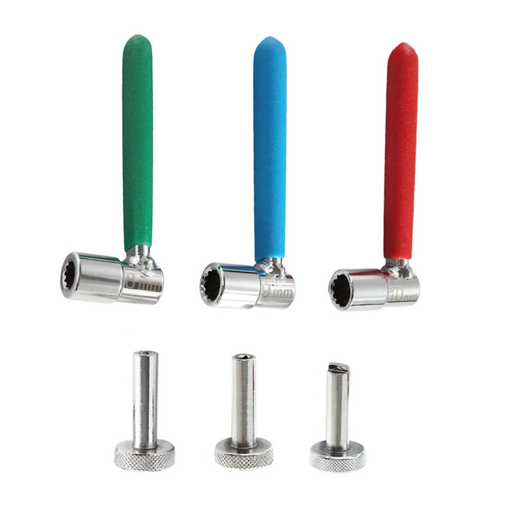 Motorcycle Valve Tappet Tool Set Heat Treated Steel 8mm 9mm 10mm Sockets