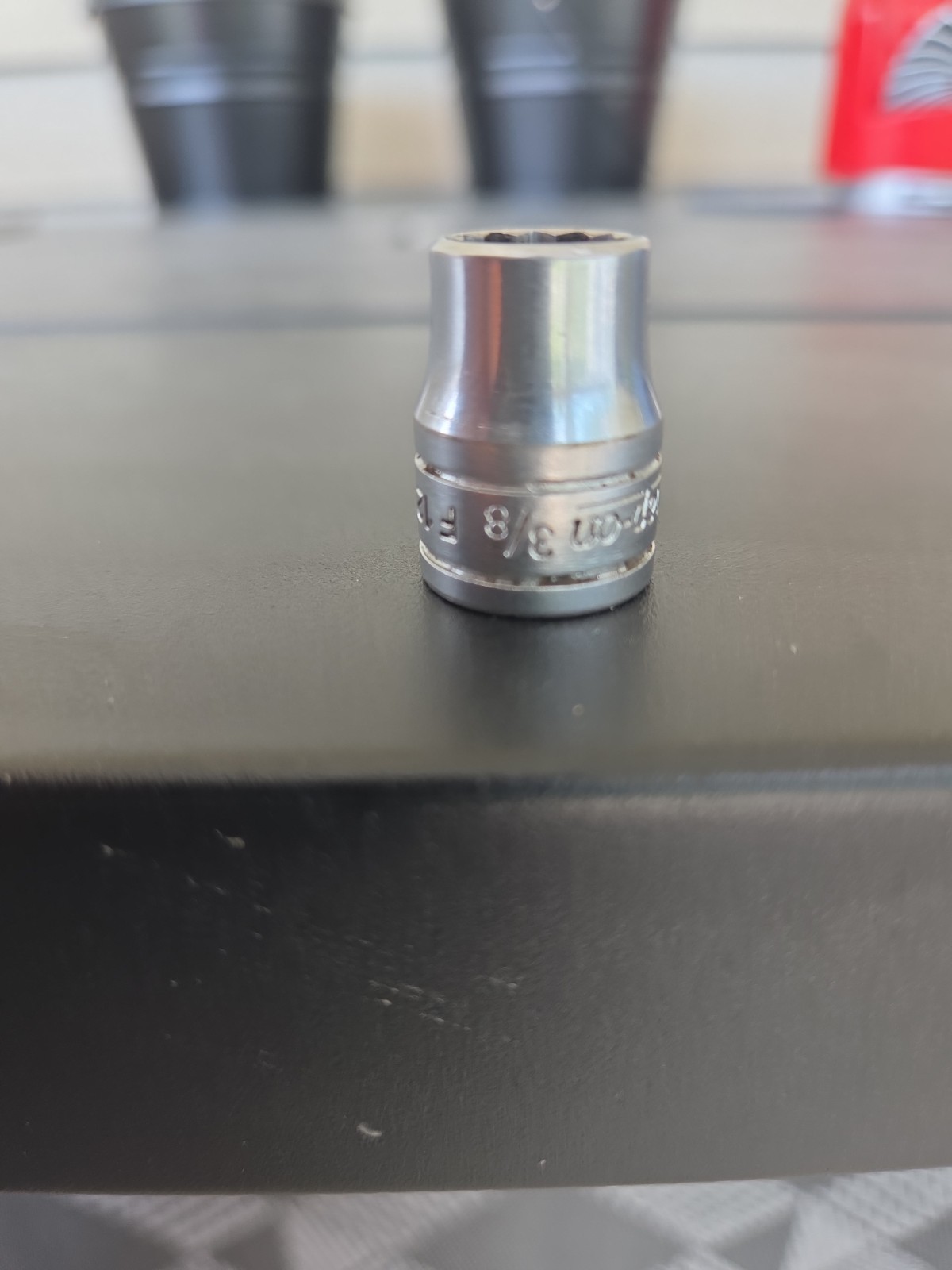 Snap On 3/8″ Drive 3/8″ 12PT SAE Shallow Chrome Socket USA F121