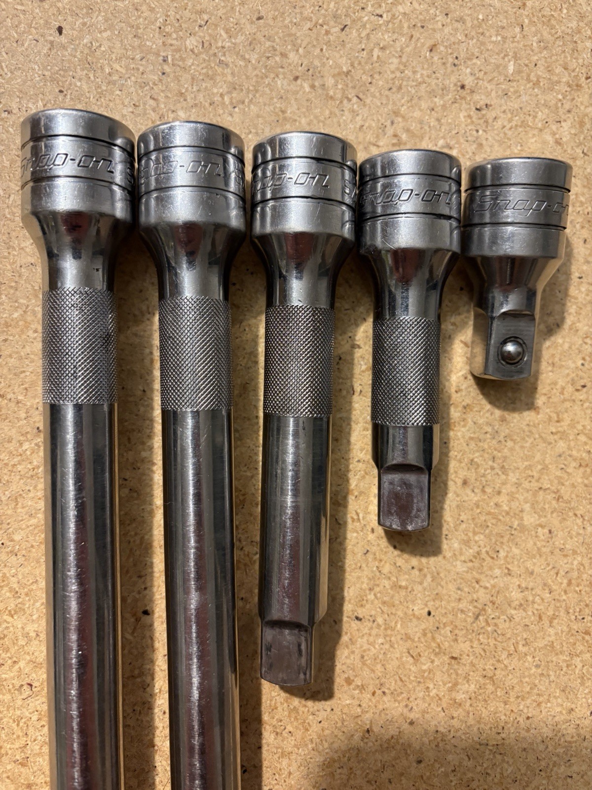 305ASX Snap-On Drive Knurled Chrome Socket Extension Set 5pc, 1/2″