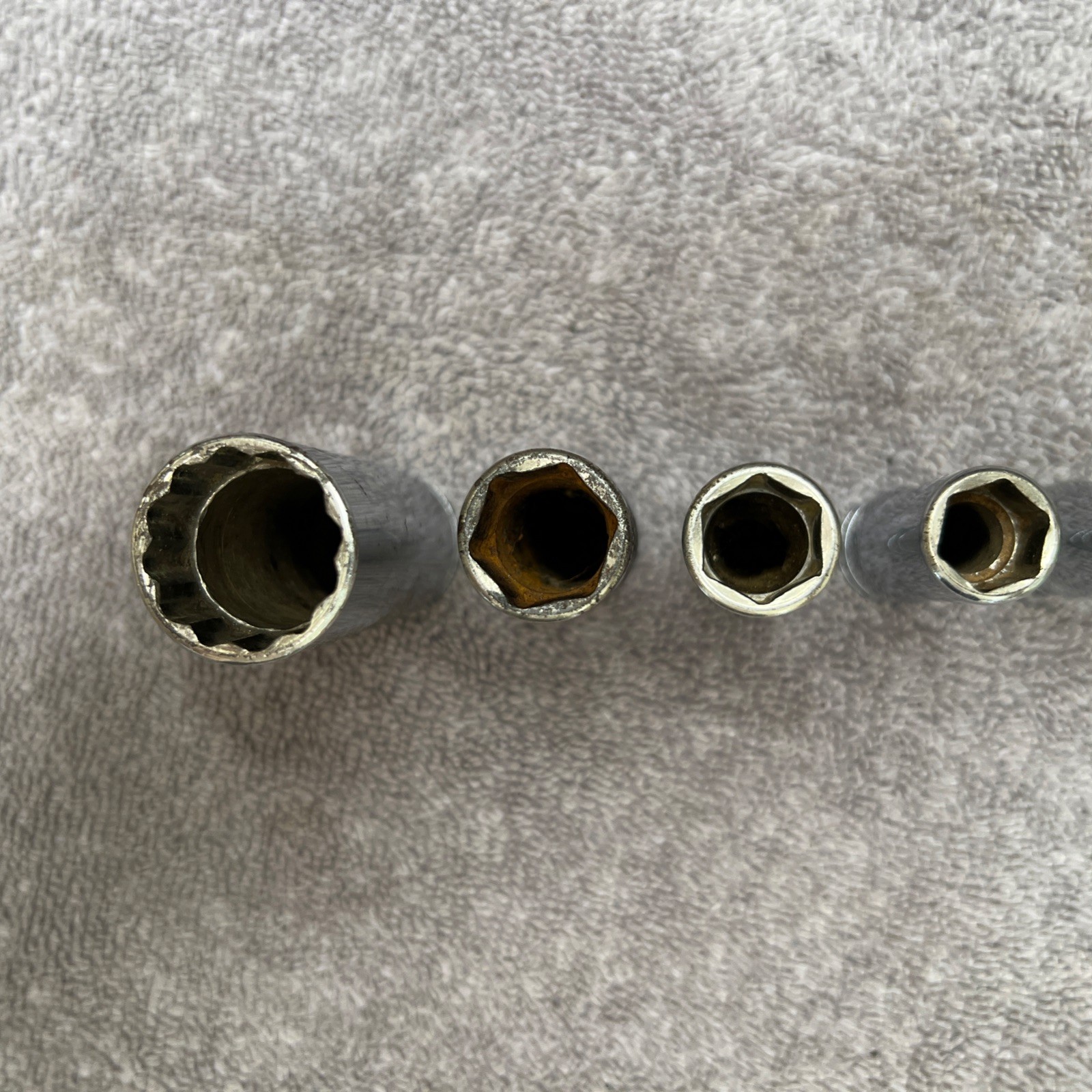 Snap-On7 pc Deep Socket Set 1/4”to 3/4″ Standard 3/8″ Drive 6pt SAE
