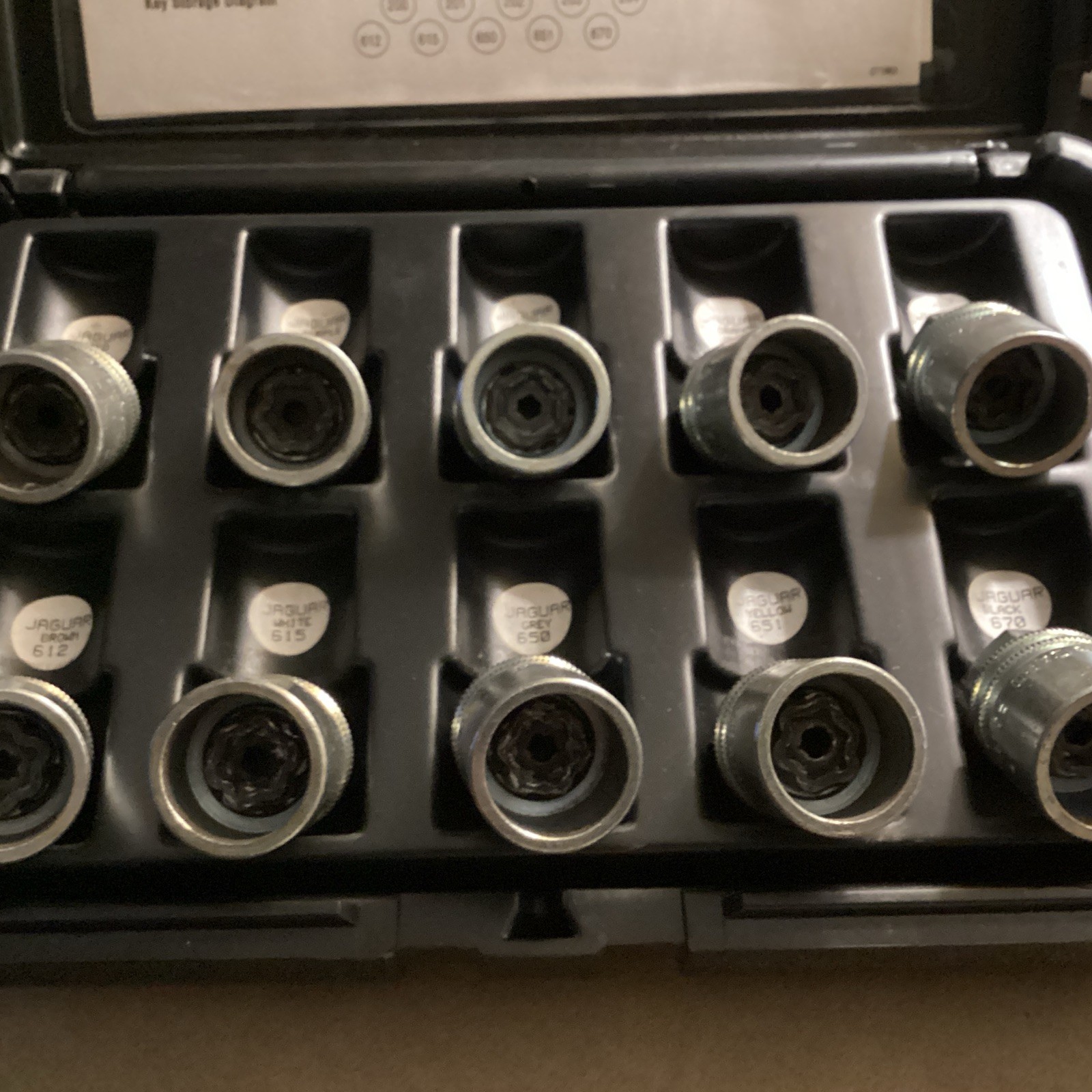Jaguar Wheel Lock Master Key Set Mcgard