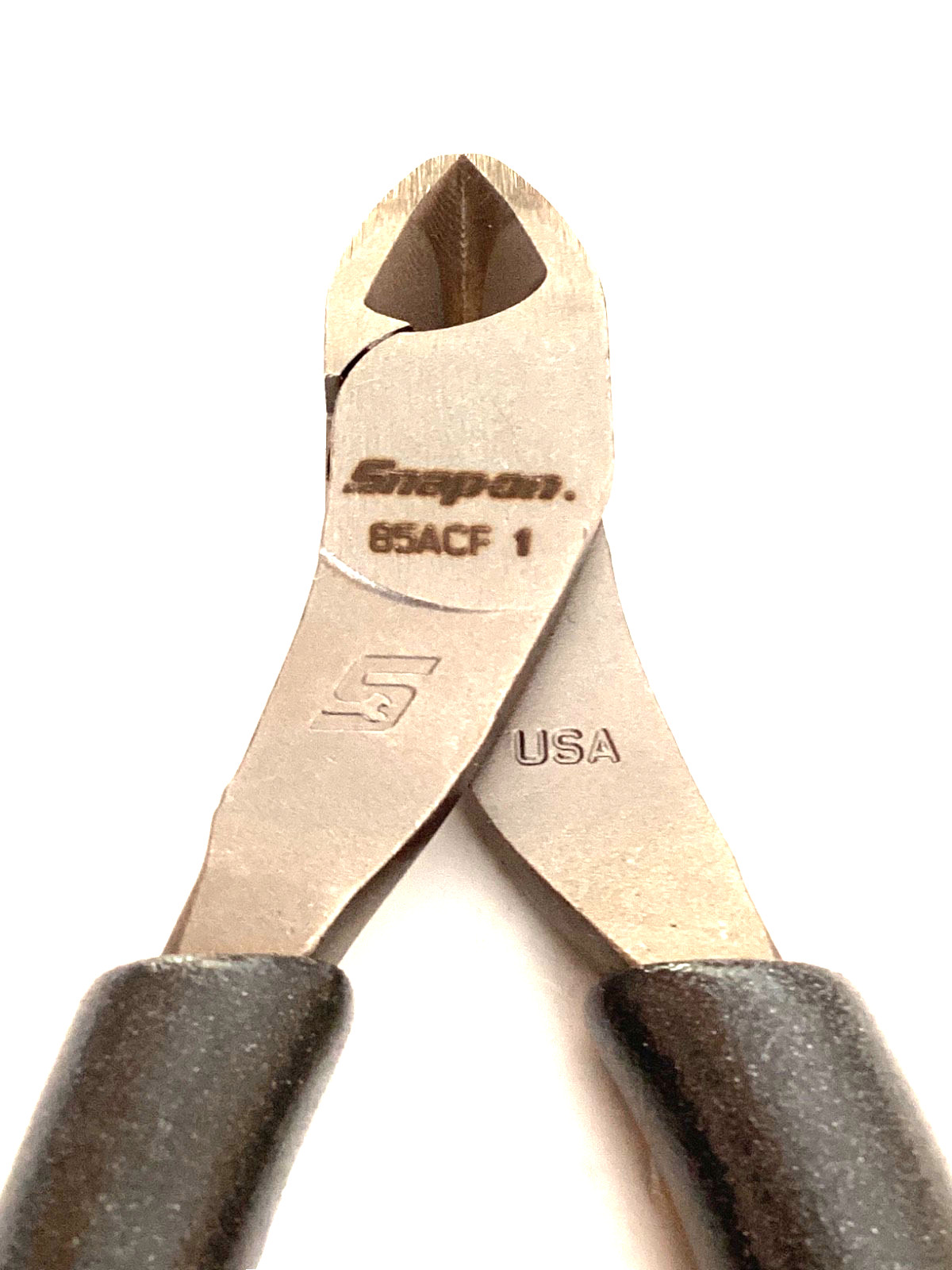 Snap on Tools USA NEW 5” Dark Titanium Soft Grip Diagonal Cutter Pliers 85ACF