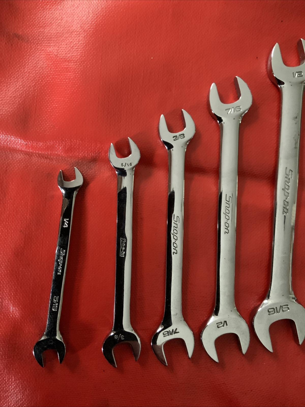 Snap On 15pc Double Open End Wrench Set, 1/4 Up To 1 5/16….sae….