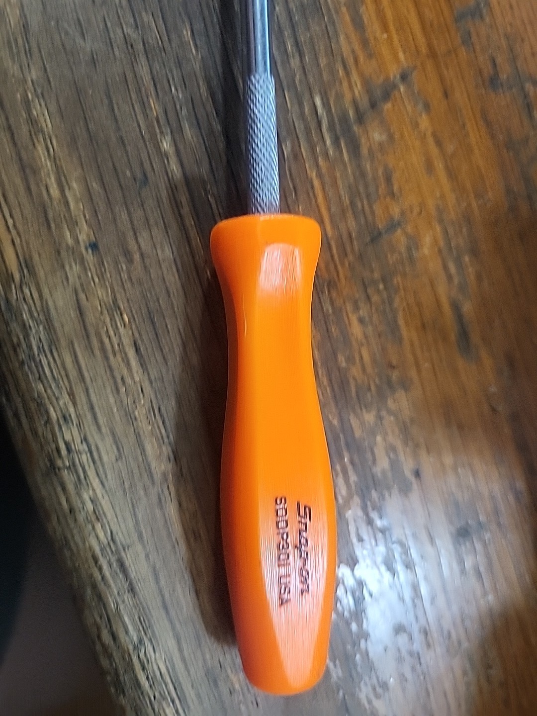 Snap-On Tools USA SDDP301 No. 1 #1 Orange Mini Hard Handle Phillips Screwdriver