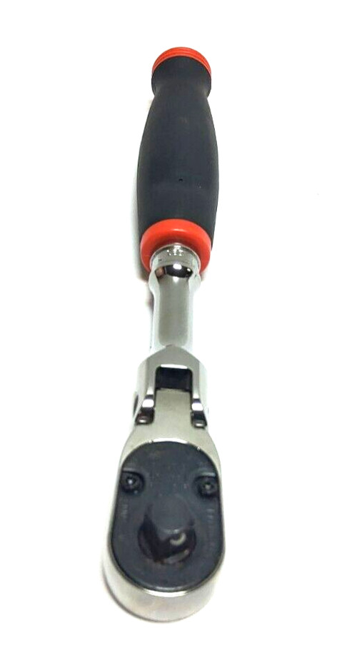 New Snap-on™ 3/8″ drive 9″ long FLEX Head Ratchet Red Soft Handle FHF80A