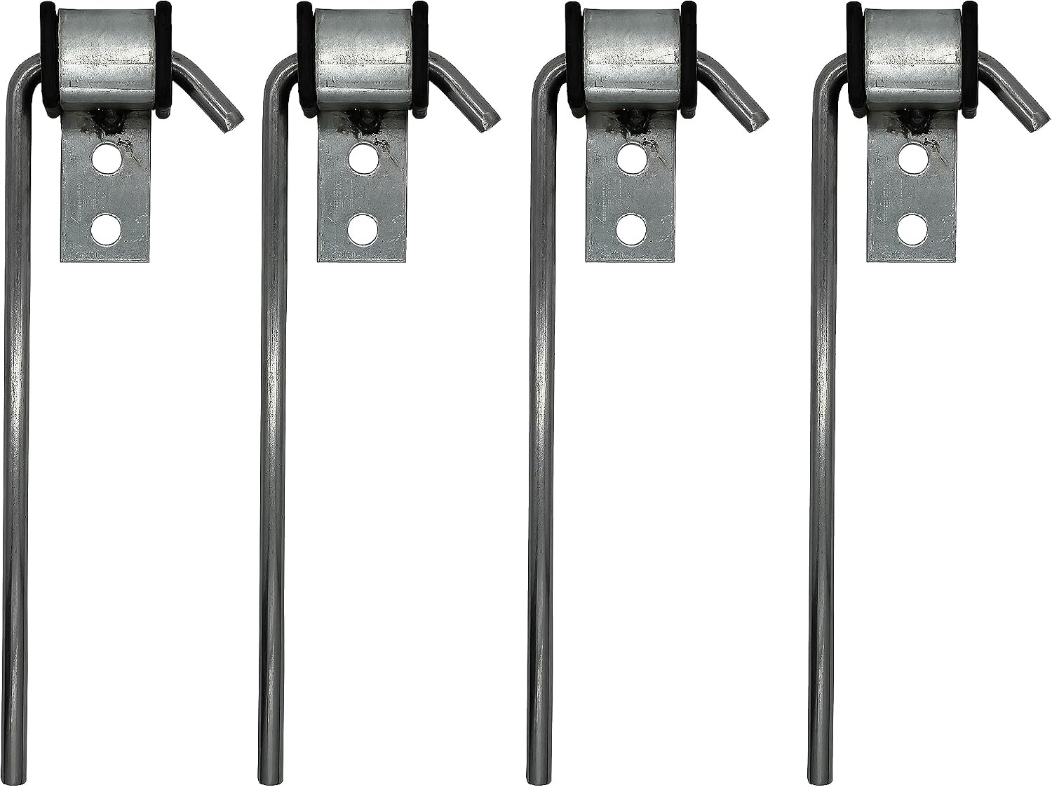 4 Pack Stainless Steel Universal Exhaust Hanger Rod Weld On Bracket, 3/8″ Rod…